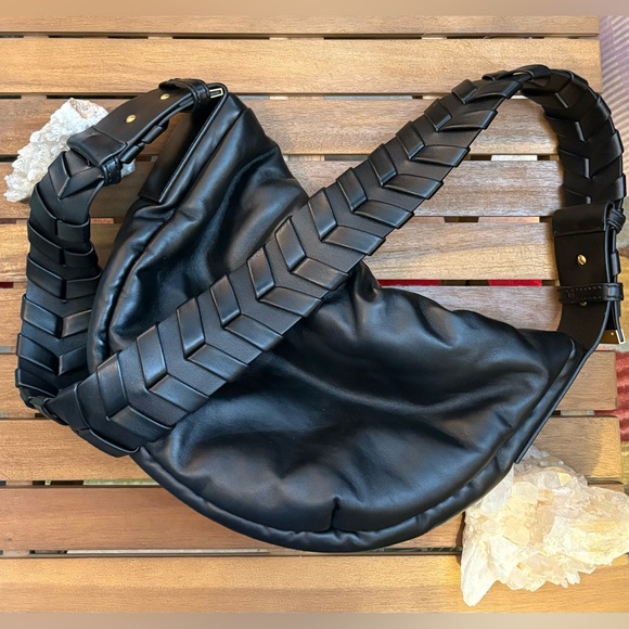 Stella McCartney Handbags - Stella McCartney Vegan Leather Shoulder Bag (black)